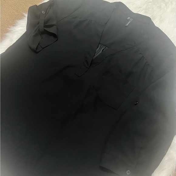 Maurices sheer black blouse - Picture 2 of 7